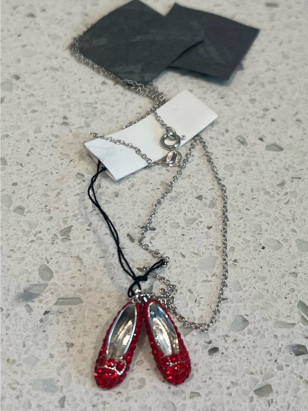 75th anniversary of The Wizard of Oz ruby slippers pendant
